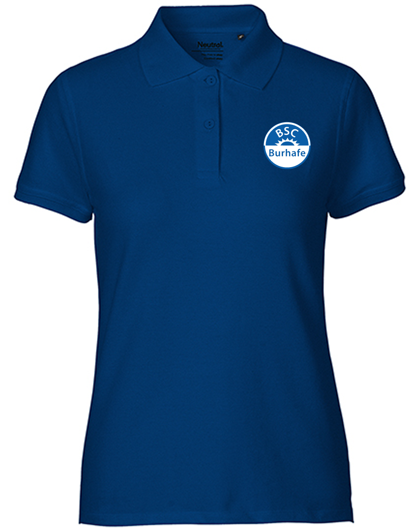BSC Burhafe Fan - Poloshirt Fairtrade Damen blaumit logo
