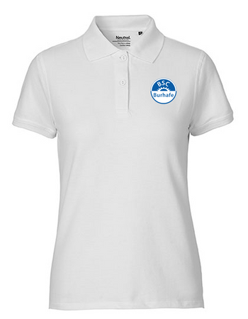 BSC Burhafe Fan - Poloshirt Fairtrade Damen weiß