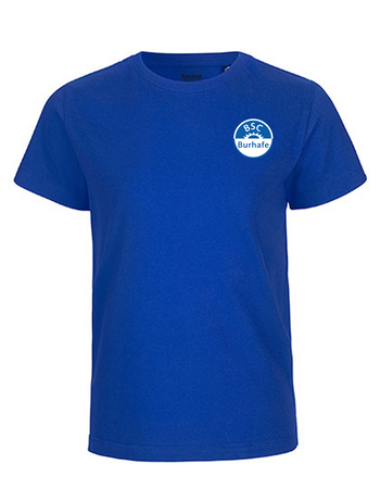 BSC Burhafe Fan - T-Shirt Fairtrade Kinder blaumit logo