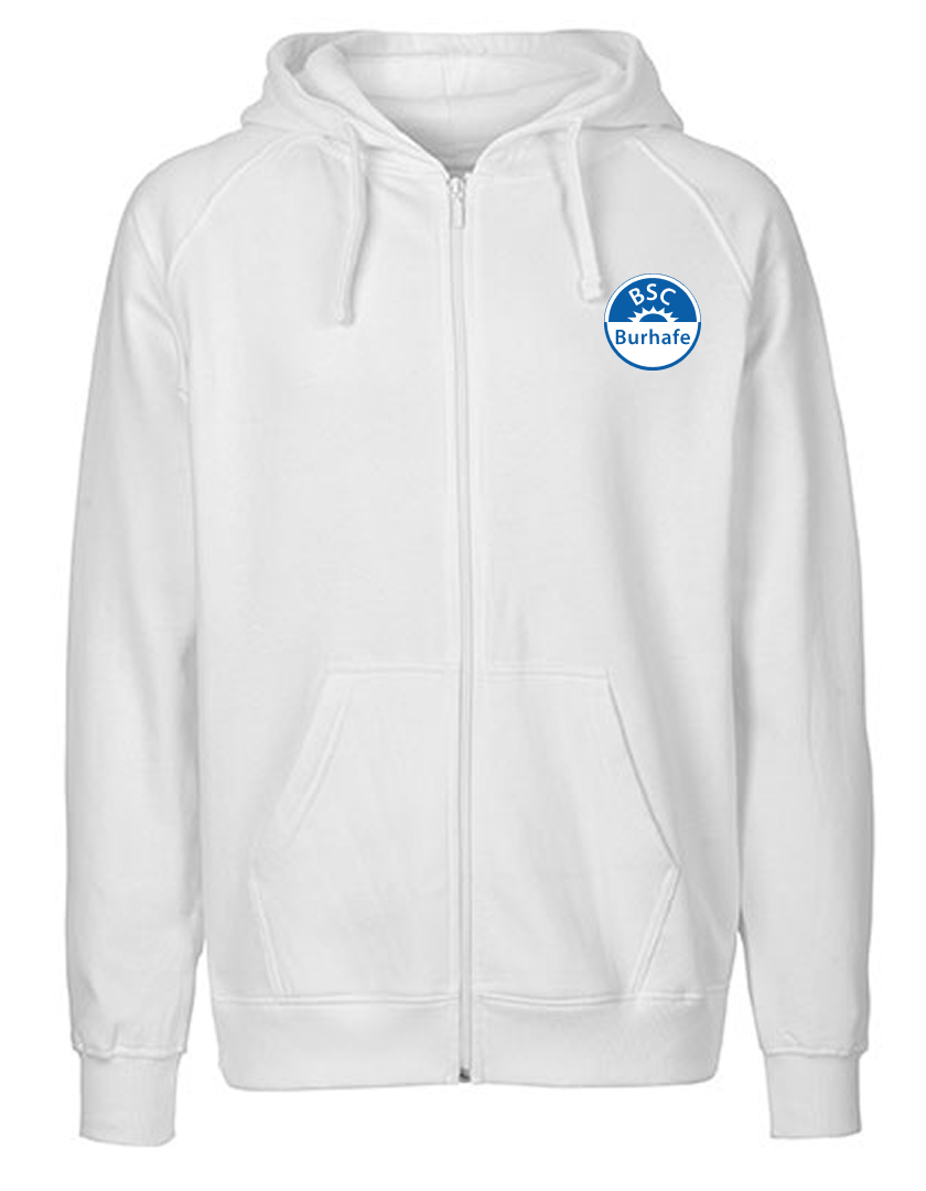 BSC Burhafe Fan - Sweatjacke Fairtrade Herren weiß