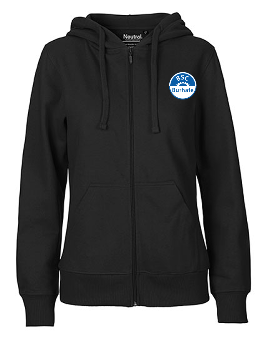 BSC Burhafe Fan - Sweatjacke Fairtrade Damen schwarz