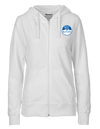 BSC Burhafe Fan - Sweatjacke Fairtrade Damen weiß