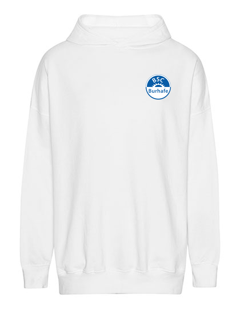 BSC Burhafe Fan - Hoodie oversize Herren weiß