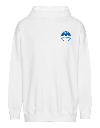 BSC Burhafe Fan - Hoodie oversize Herren weiß