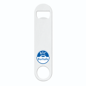 BSC Burhafe Fan - Edelstahl Flaschenöffner weiß