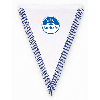 BSC Burhafe Fan - Wimpel 23*29 weiß