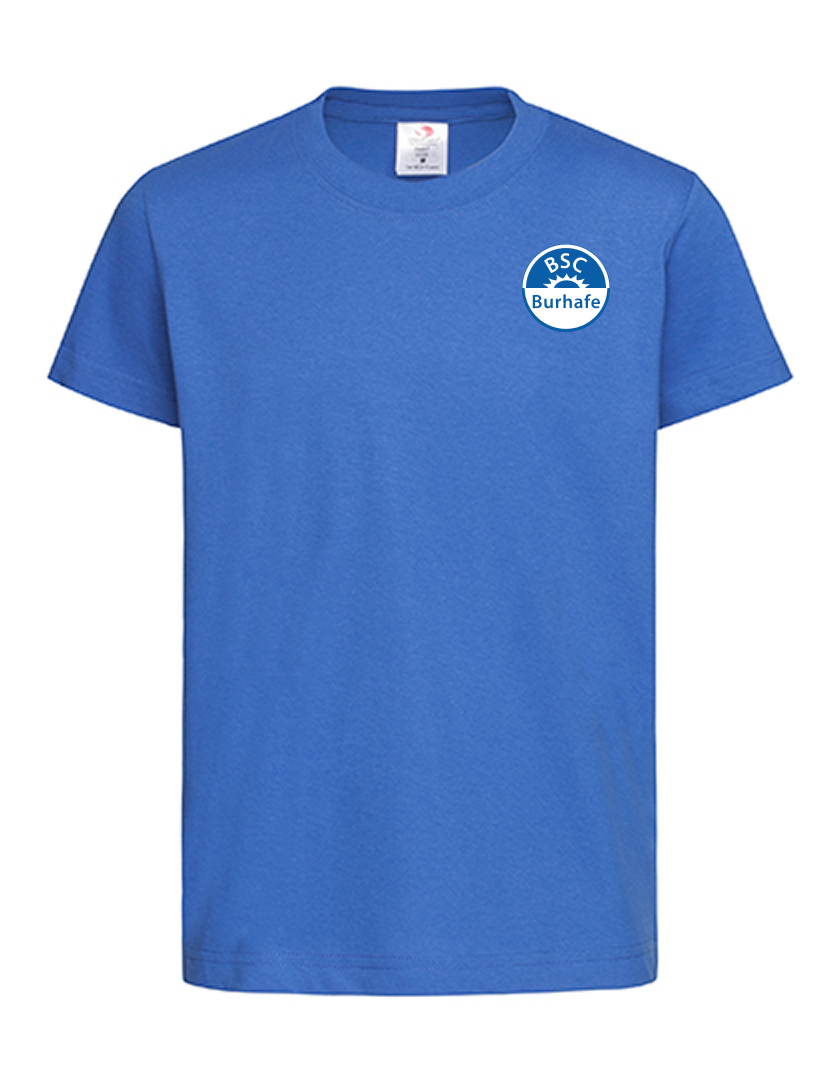 BSC Burhafe Fan - T-Shirt Kinder blaumit logo