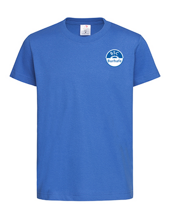 BSC Burhafe Fan - T-Shirt Kinder blaumit logo