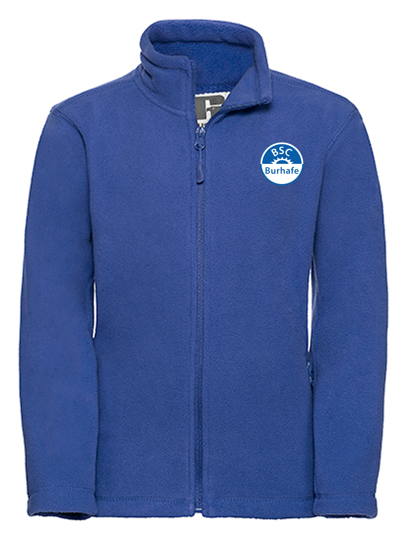 BSC Burhafe Fan - Fleecejacke Kinder blaumit logo