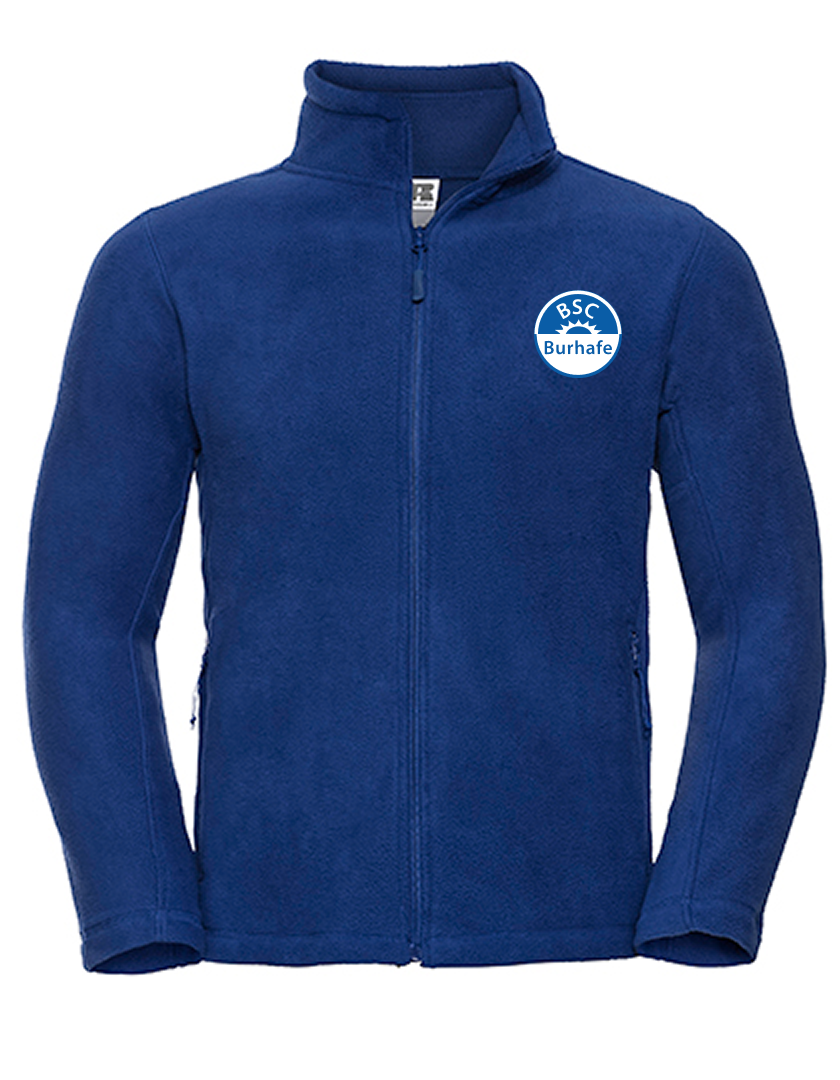 BSC Burhafe Fan - Fleecejacke Herren blaumit logo