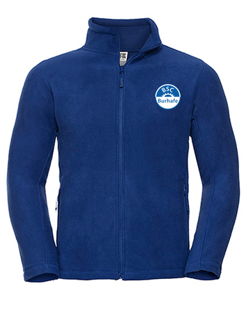 BSC Burhafe Fan - Fleecejacke Herren blaumit logo