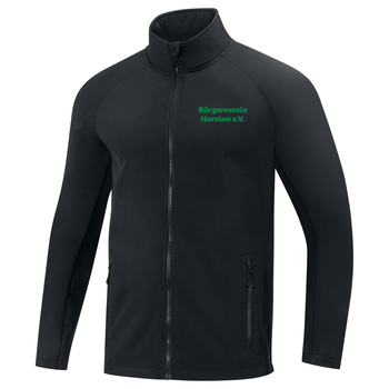 Bürgerverein Horsten Softshelljacke  Schwarz Stick