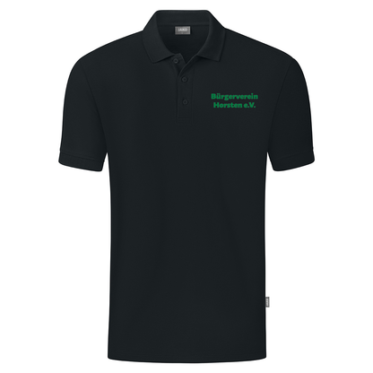 Bürgerverein Horsten Polo Doubletex Schwarz Druck