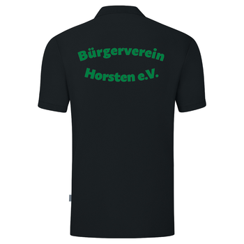 Bürgerverein Horsten Polo Doubletex Schwarz Stick