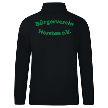 Bürgerverein Horsten Sweatjacke Doubletex Schwarz Stick