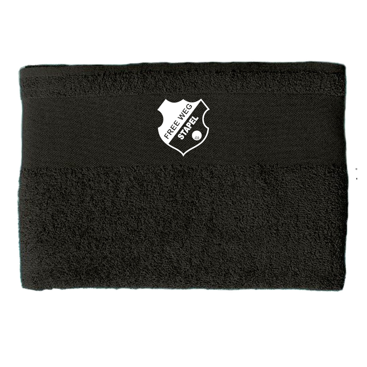 BV Stapel Fan Duschtuch Schwarz
