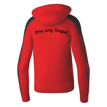 BV Stapel Kapuzensweat Damen Rot