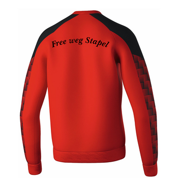 BV Stapel Sweatshirt Unisex Rot