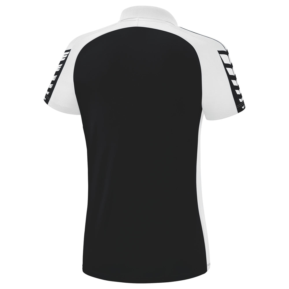 ERIMA Six Wings Poloshirt Damen (schwarz/weiß)
