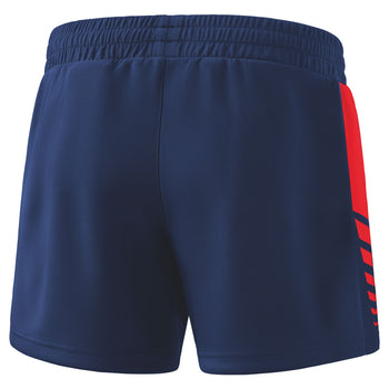 ERIMA Six Wings Worker Shorts Damen (new navy/rot)