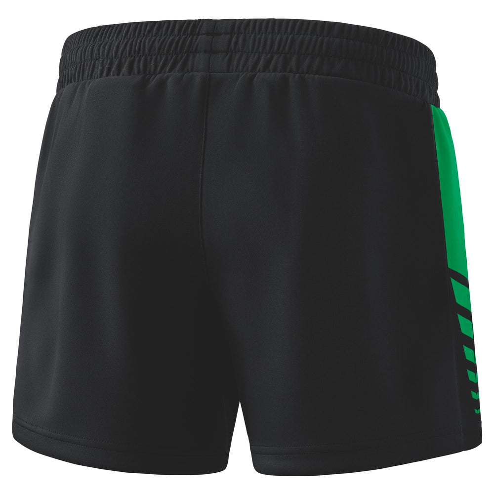 ERIMA Six Wings Worker Shorts Damen (schwarz/smaragd)