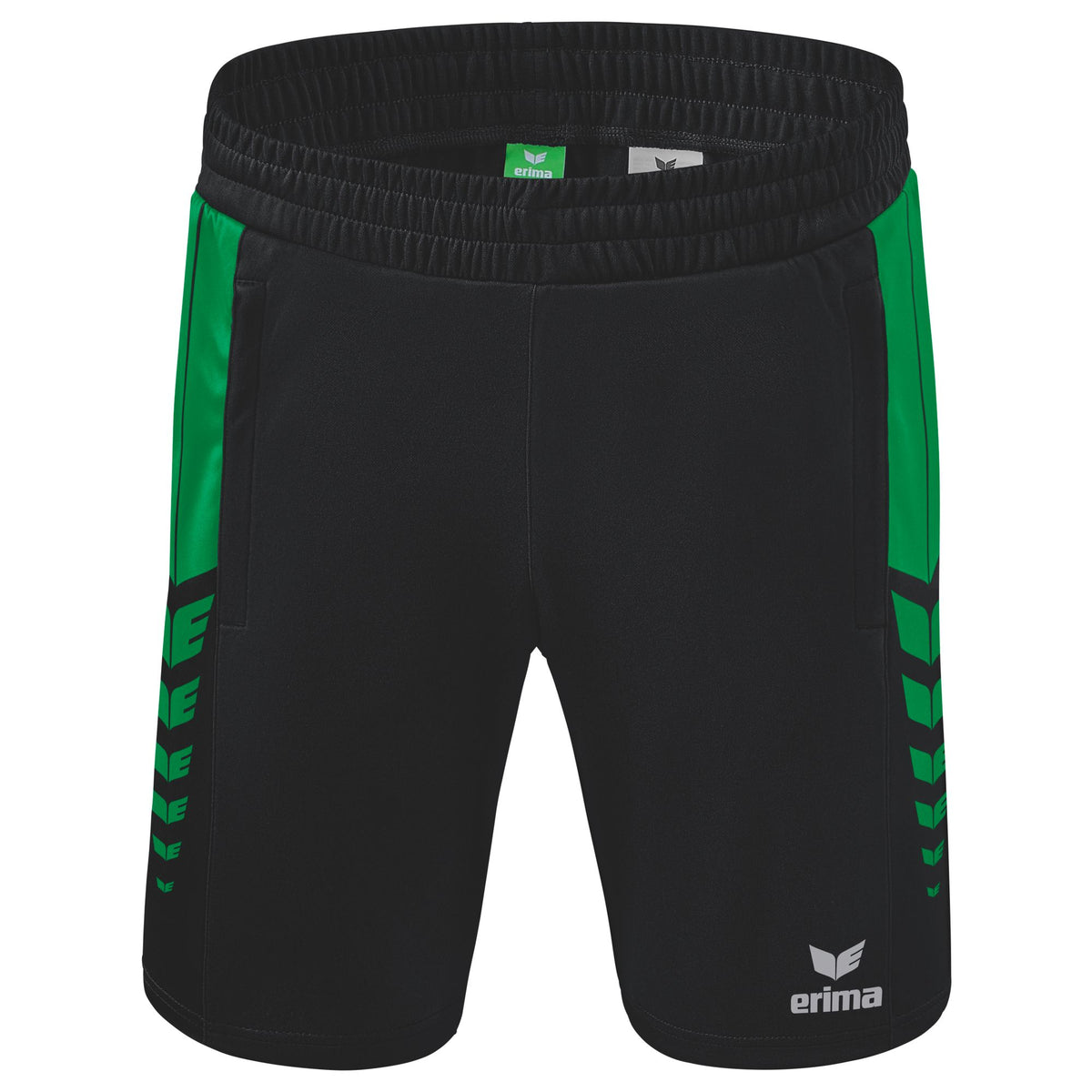 ERIMA Six Wings Worker Shorts (schwarz/smaragd)