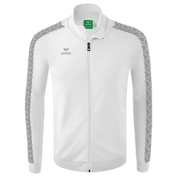 ERIMA Essential Team Tracktop Jacke (weiß/monument grey)