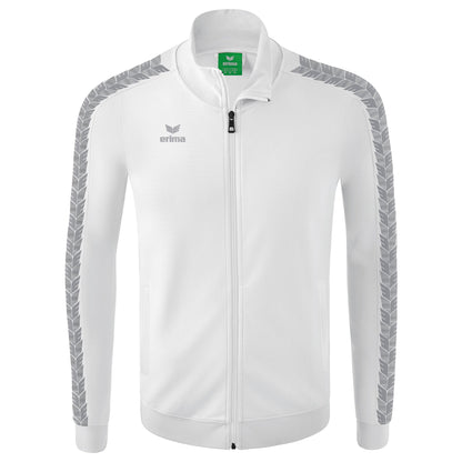 ERIMA Essential Team Tracktop Jacke (weiß/monument grey)