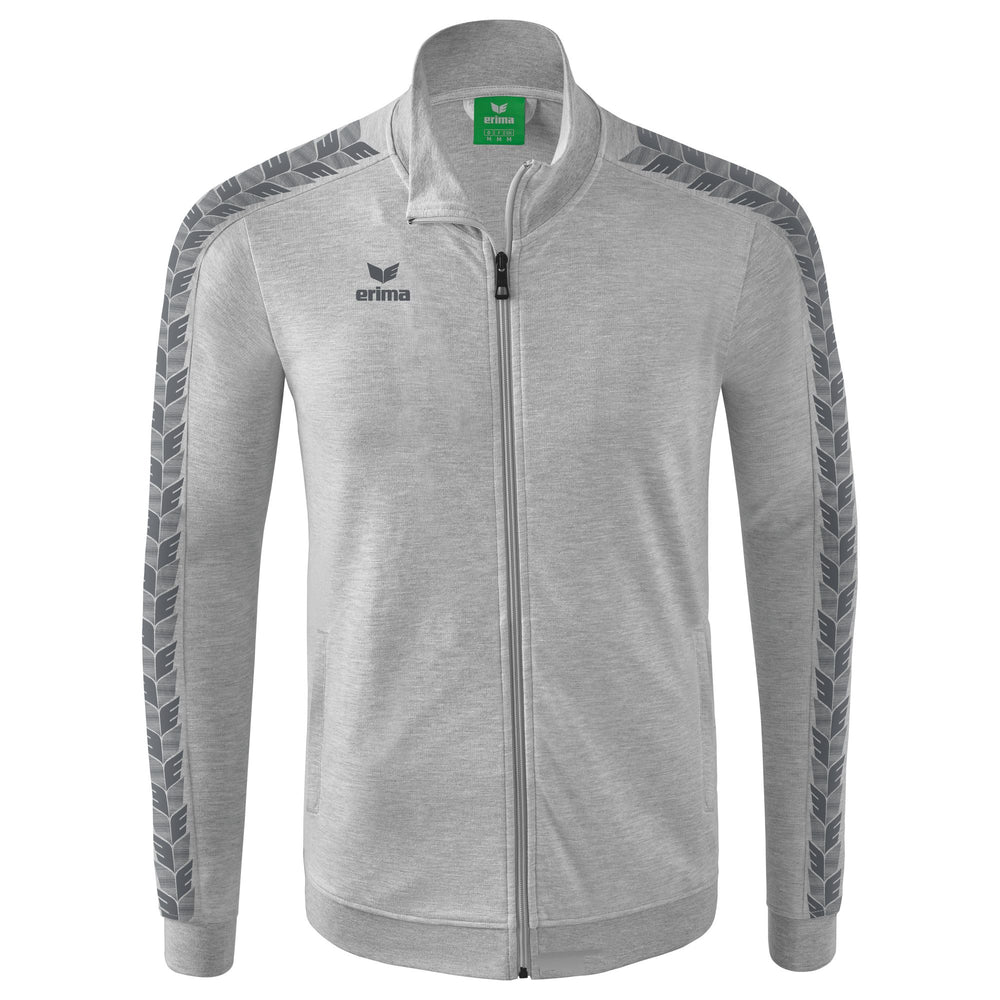 ERIMA Essential Team Tracktop Jacke (hellgrau melange/slate grey)