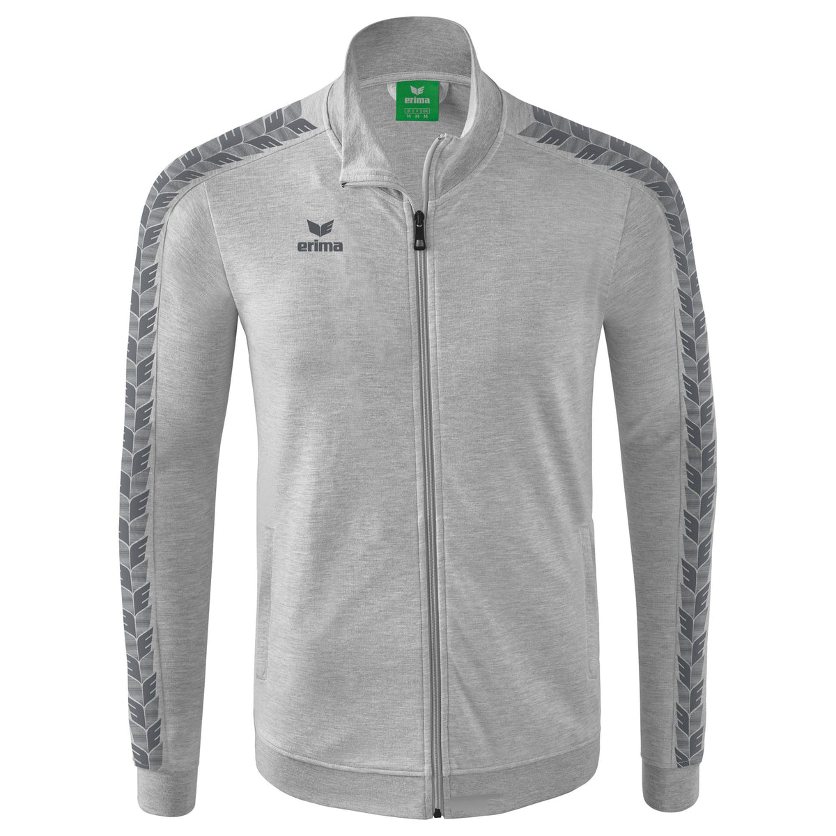 ERIMA Essential Team Tracktop Jacke (hellgrau melange/slate grey)