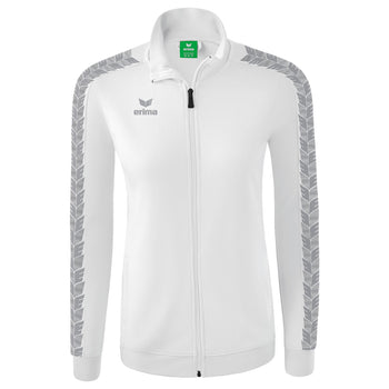 ERIMA Essential Team Tracktop Jacke Damen (weiß/monument grey)