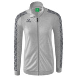 ERIMA Essential Team Tracktop Jacke Damen (hellgrau melange/slate grey)