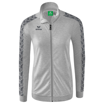 ERIMA Essential Team Tracktop Jacke Damen (hellgrau melange/slate grey)