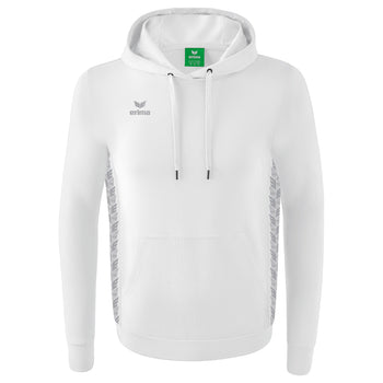 ERIMA Essential Team Kapuzensweat (weiß/monument grey)