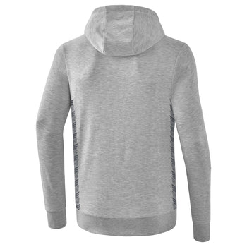 ERIMA Essential Team Kapuzensweat (hellgrau melange/slate grey)