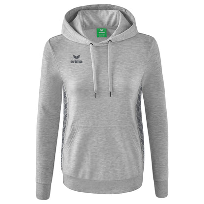 ERIMA Essential Team Kapuzensweat Damen (hellgrau melange/slate grey)
