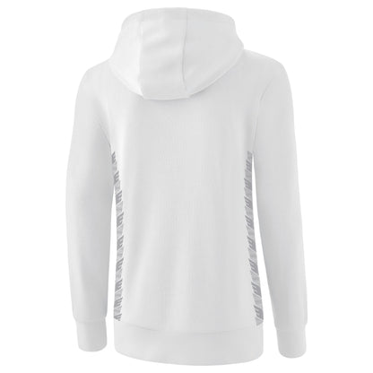 ERIMA Essential Team Kapuzensweat Damen (weiß/monument grey)