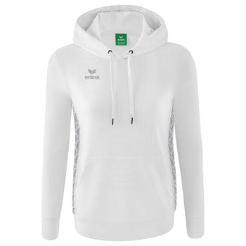 ERIMA Essential Team Kapuzensweat Damen (weiß/monument grey)