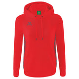 ERIMA Essential Team Kapuzensweat Damen (rot/slate grey)