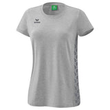 ERIMA Essential Team T-Shirt Damen (hellgrau melange/slate grey)