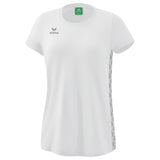 ERIMA Essential Team T-Shirt Damen (weiß/monument grey)