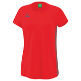 ERIMA Essential Team T-Shirt Damen (rot/slate grey)