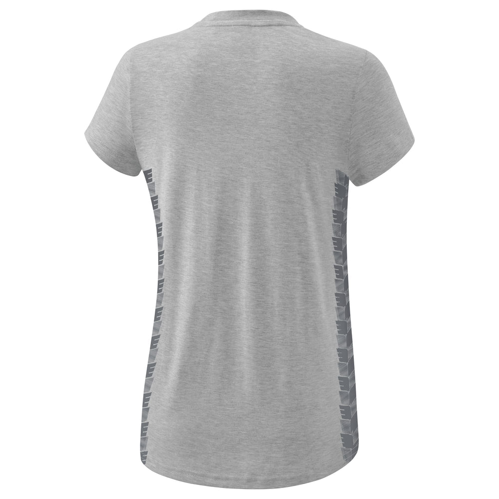ERIMA Essential Team T-Shirt Damen (hellgrau melange/slate grey)