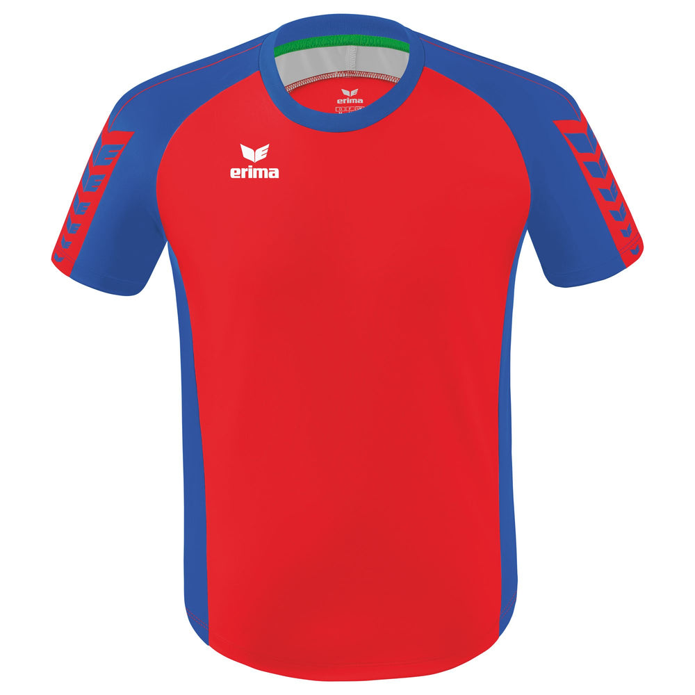 ERIMA Six Wings Trikot (rot/new royal)
