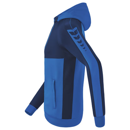 ERIMA Six Wings Trainingsjacke mit Kapuze (new royal/new navy)