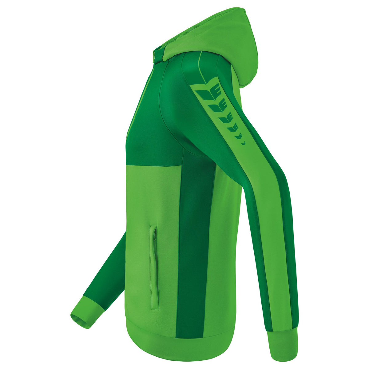 ERIMA Six Wings Trainingsjacke mit Kapuze (green/smaragd)