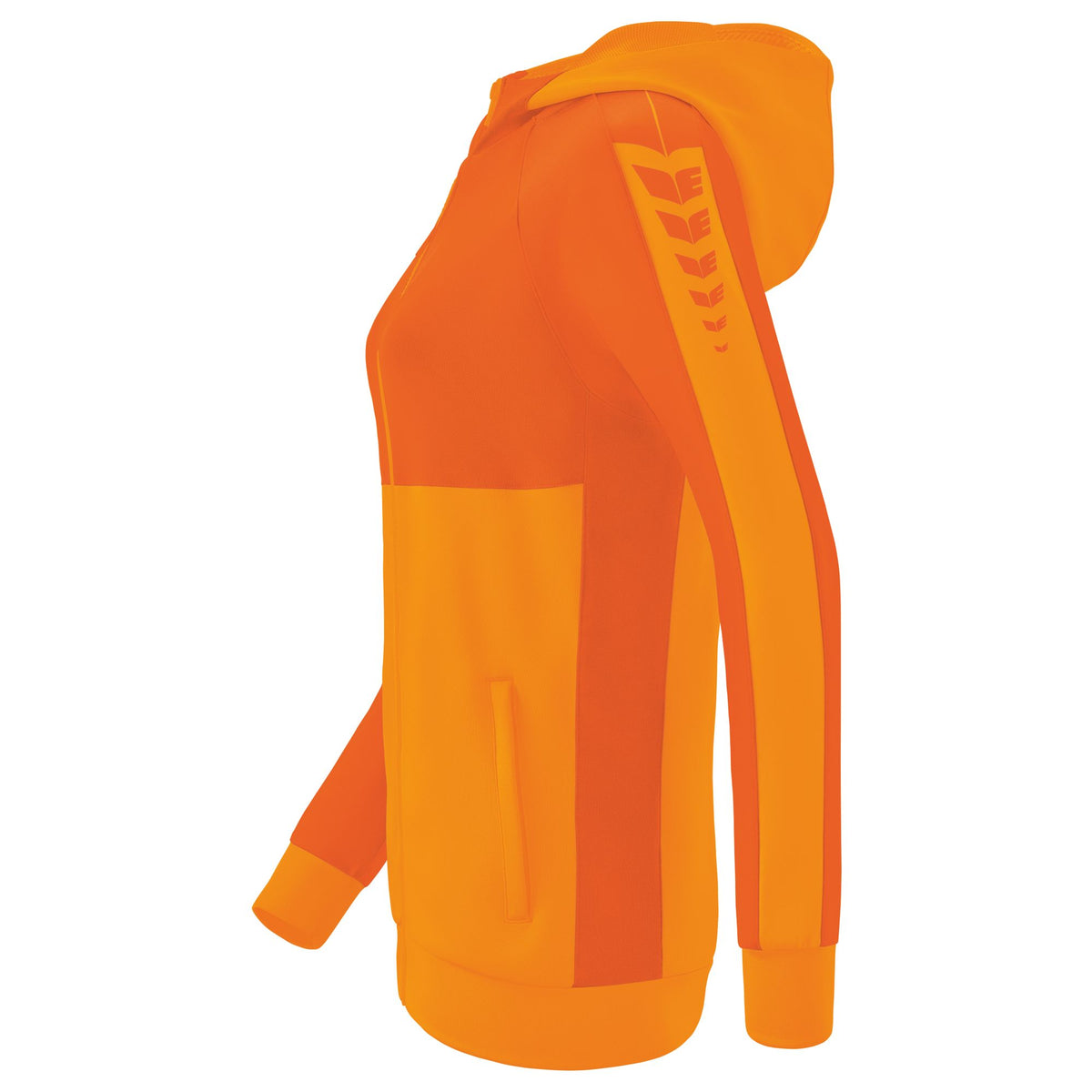 ERIMA Six Wings Trainingsjacke mit Kapuze Damen (new orange/orange)