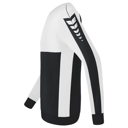 ERIMA Six Wings Sweatshirt Kind (schwarz/weiß)