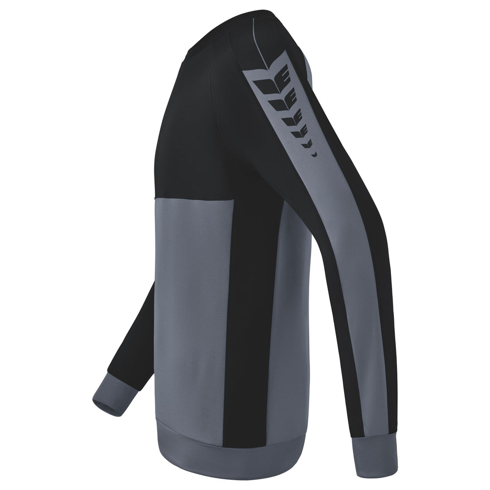 ERIMA Six Wings Sweatshirt (slate grey/schwarz)