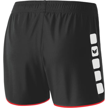 ERIMA CLASSIC 5-C Shorts Damen (schwarz/rot)